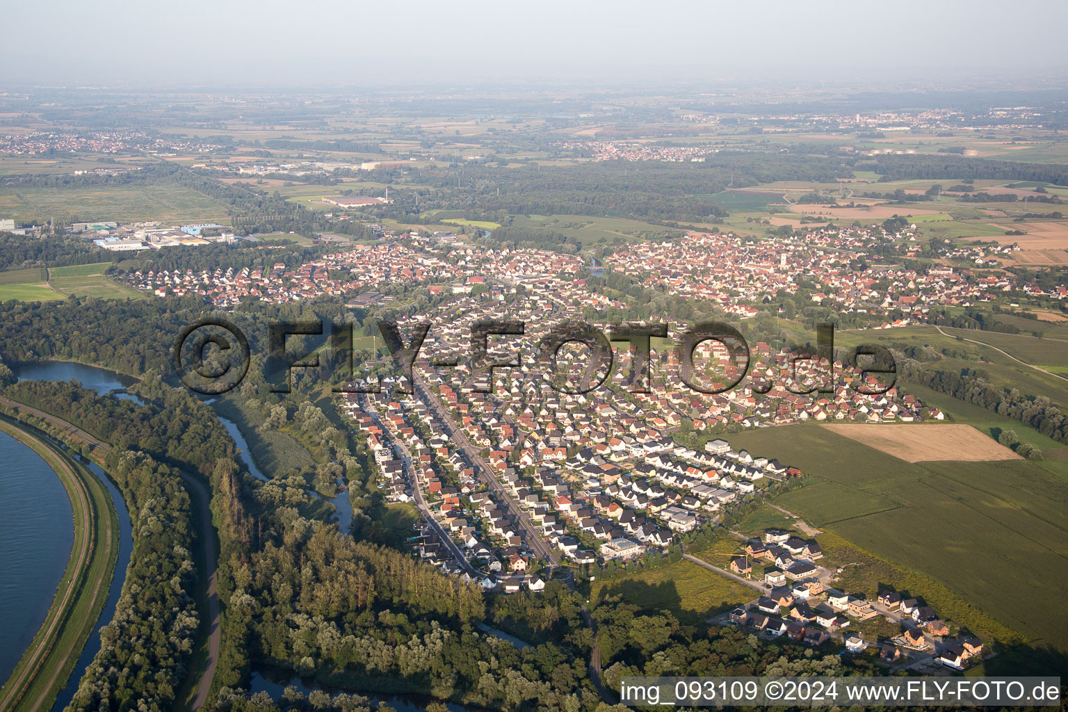 Drushenheim in Drusenheim in the state Bas-Rhin, France