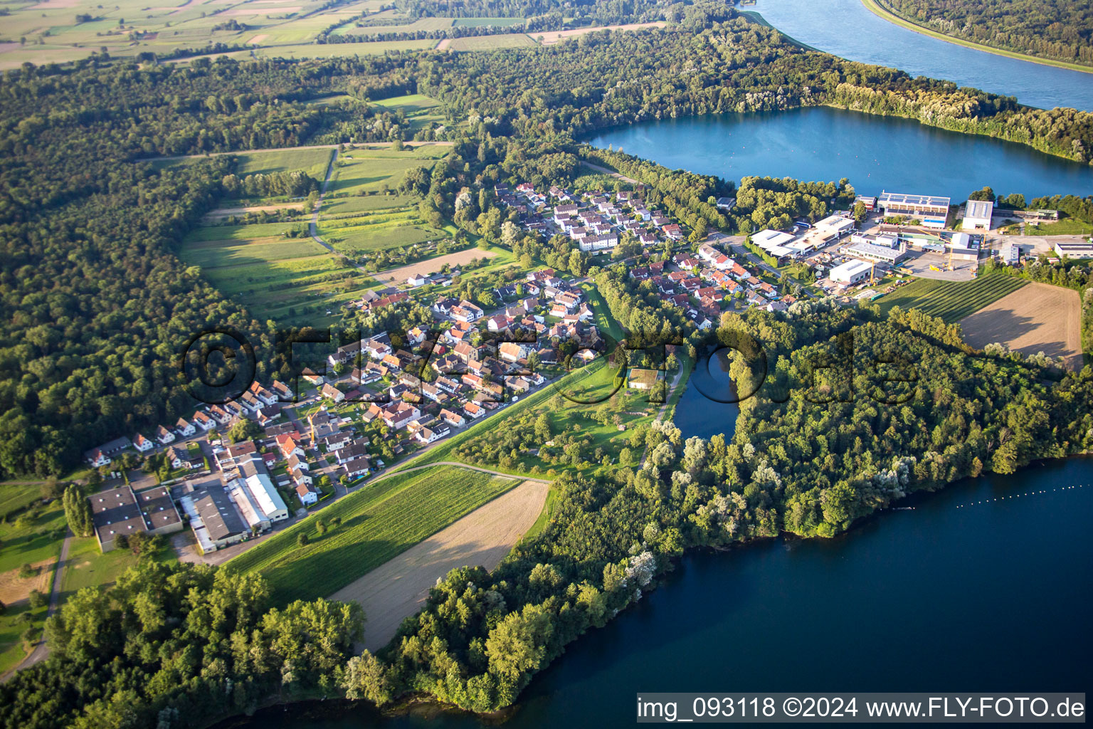 District Grauelsbaum in Lichtenau in the state Baden-Wuerttemberg, Germany