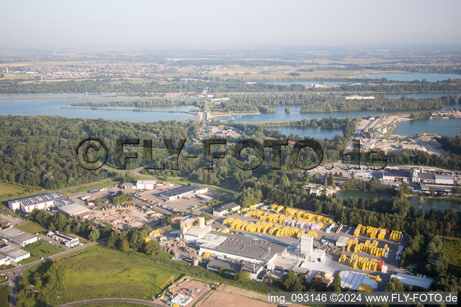 Xella Germany in the district Freistett in Rheinau in the state Baden-Wuerttemberg, Germany