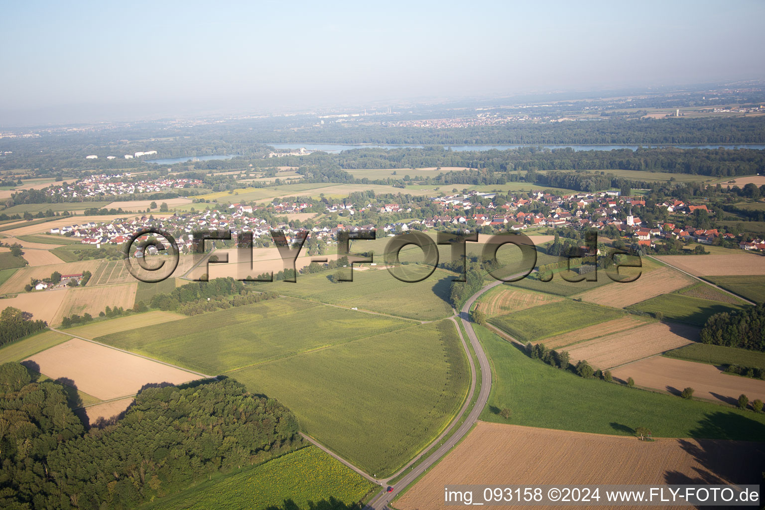 District Diersheim in Rheinau in the state Baden-Wuerttemberg, Germany