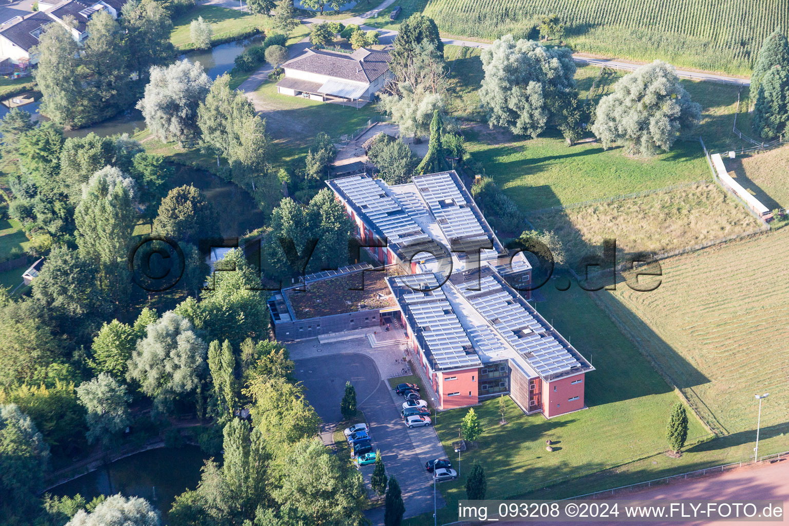 Building of the retirement center ASB Seniorenpflegeeinrichtung Erika-Zuercher-Haus in Meissenheim in the state Baden-Wurttemberg, Germany