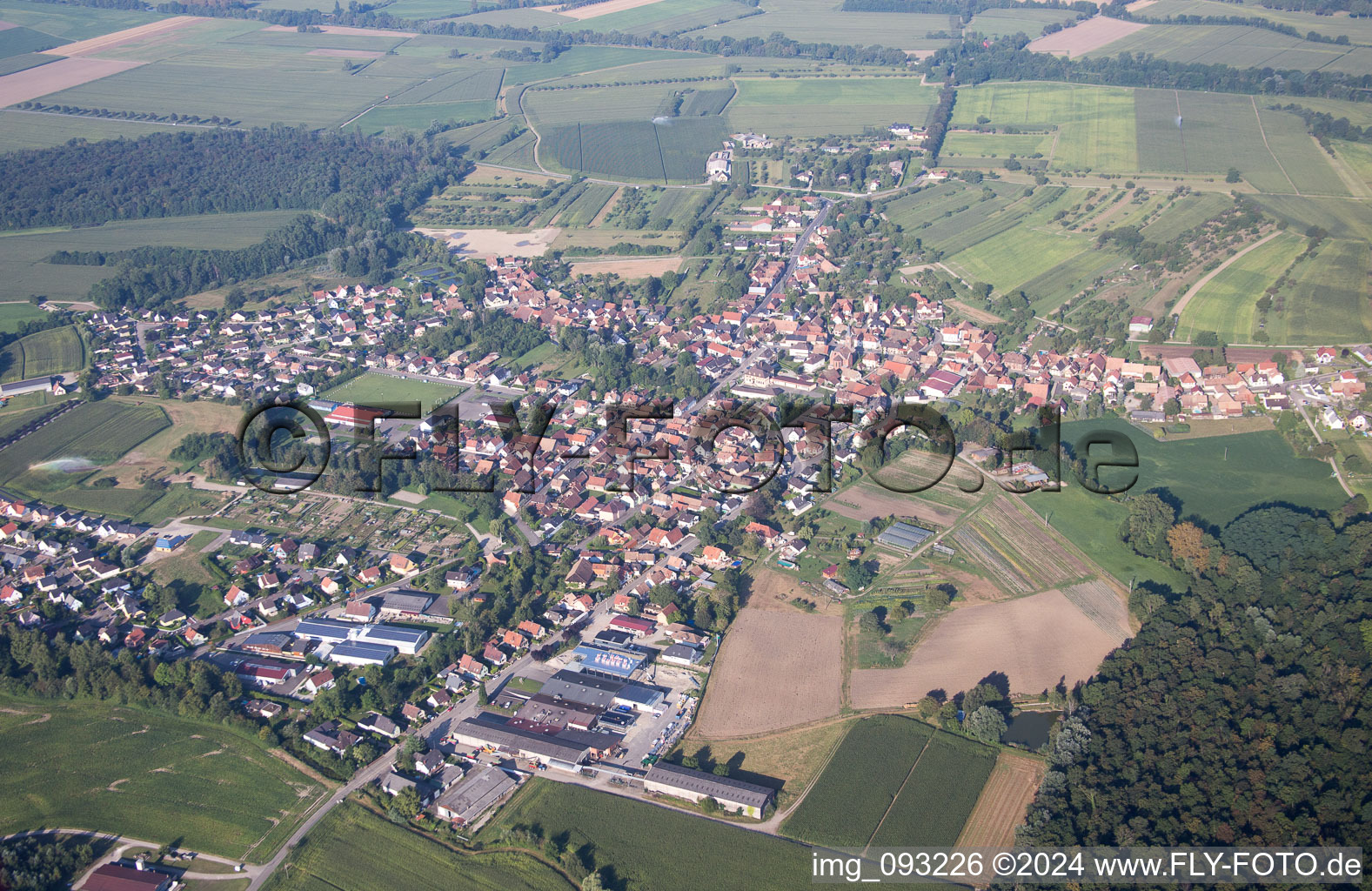 Obenheim in the state Bas-Rhin, France