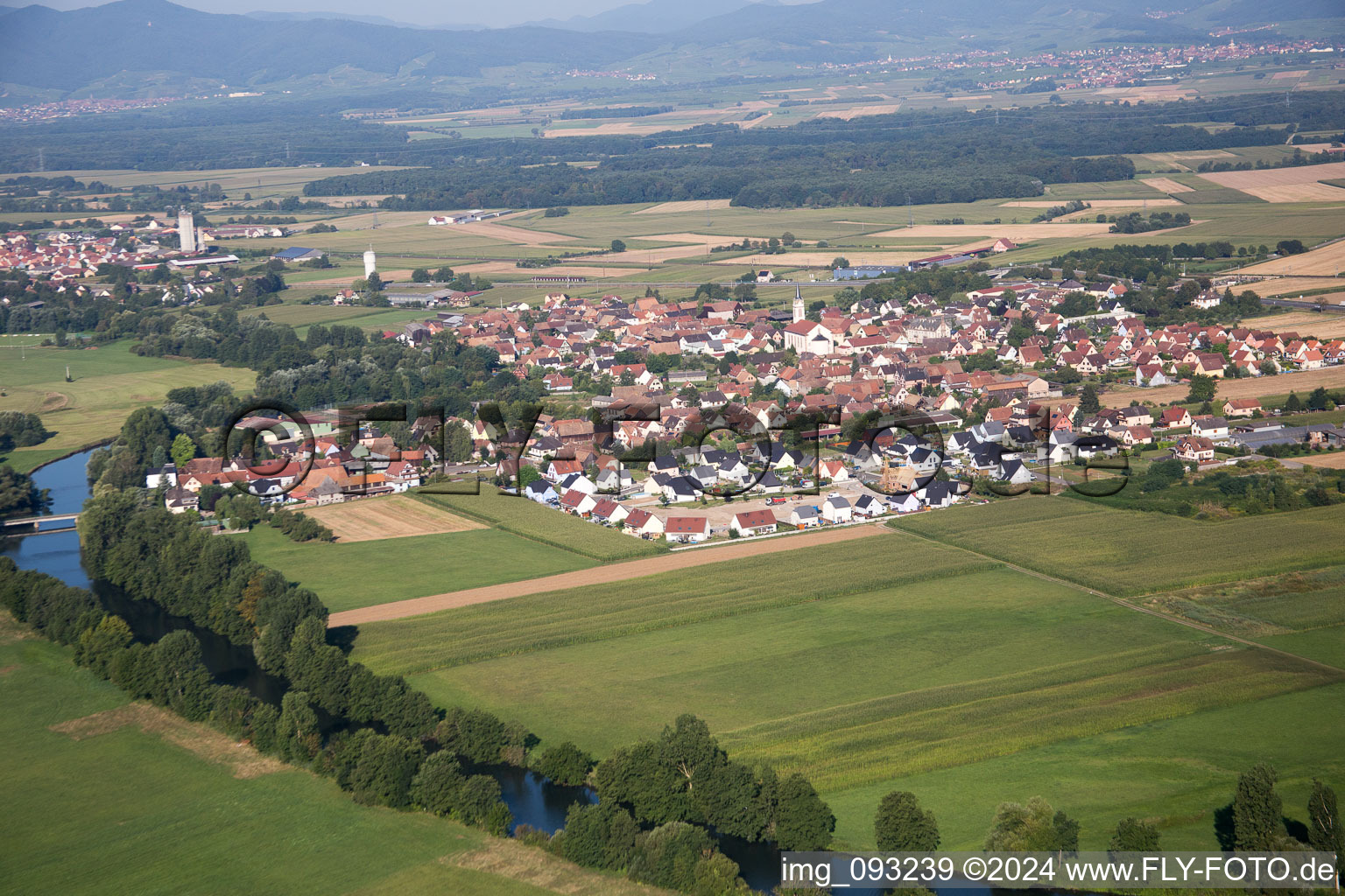 Sermersheim in the state Bas-Rhin, France