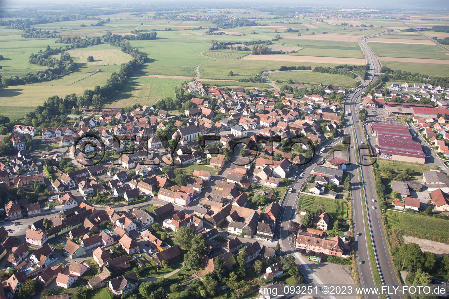 Kogenheim in the state Bas-Rhin, France