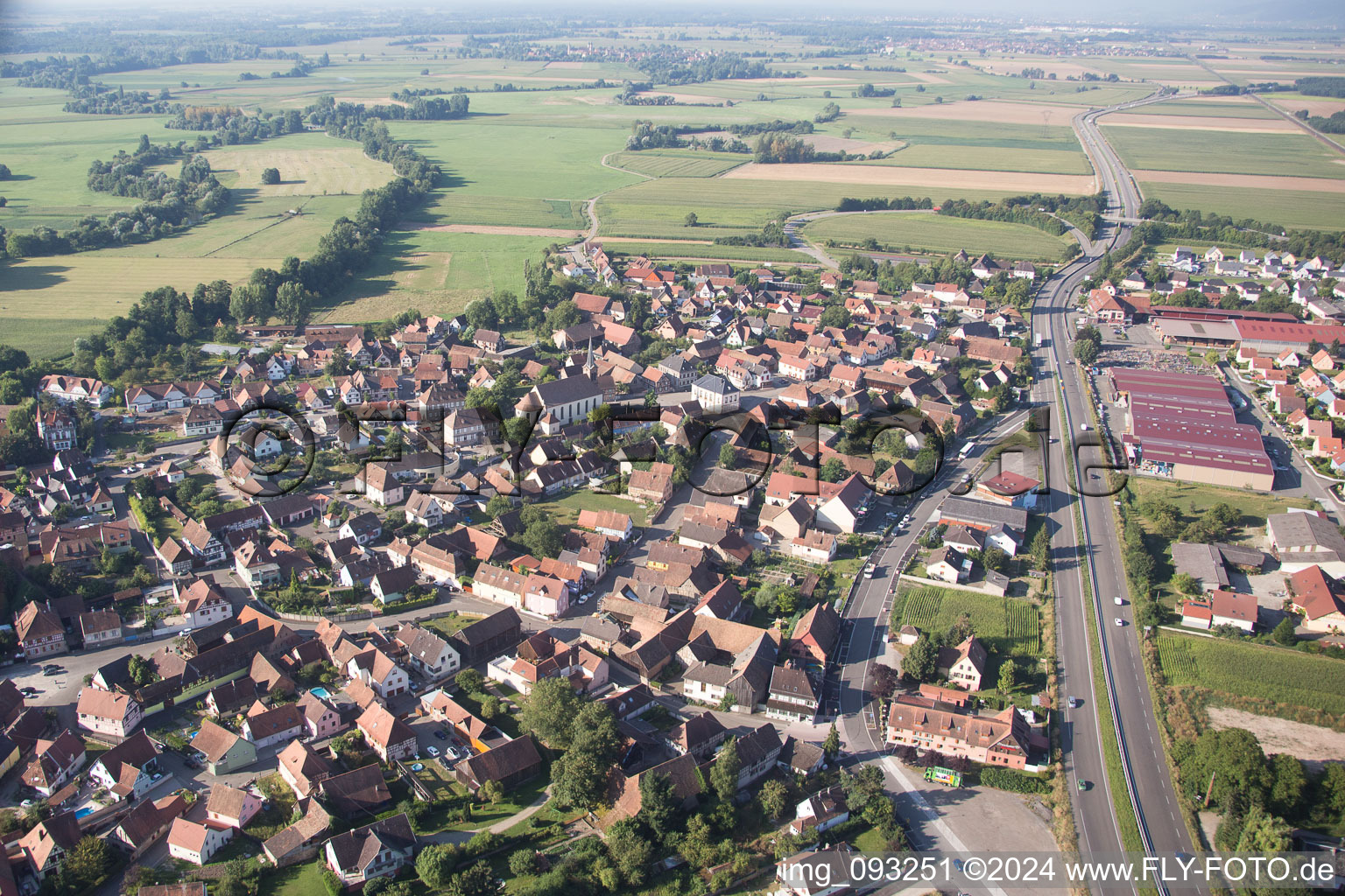 Kogenheim in the state Bas-Rhin, France