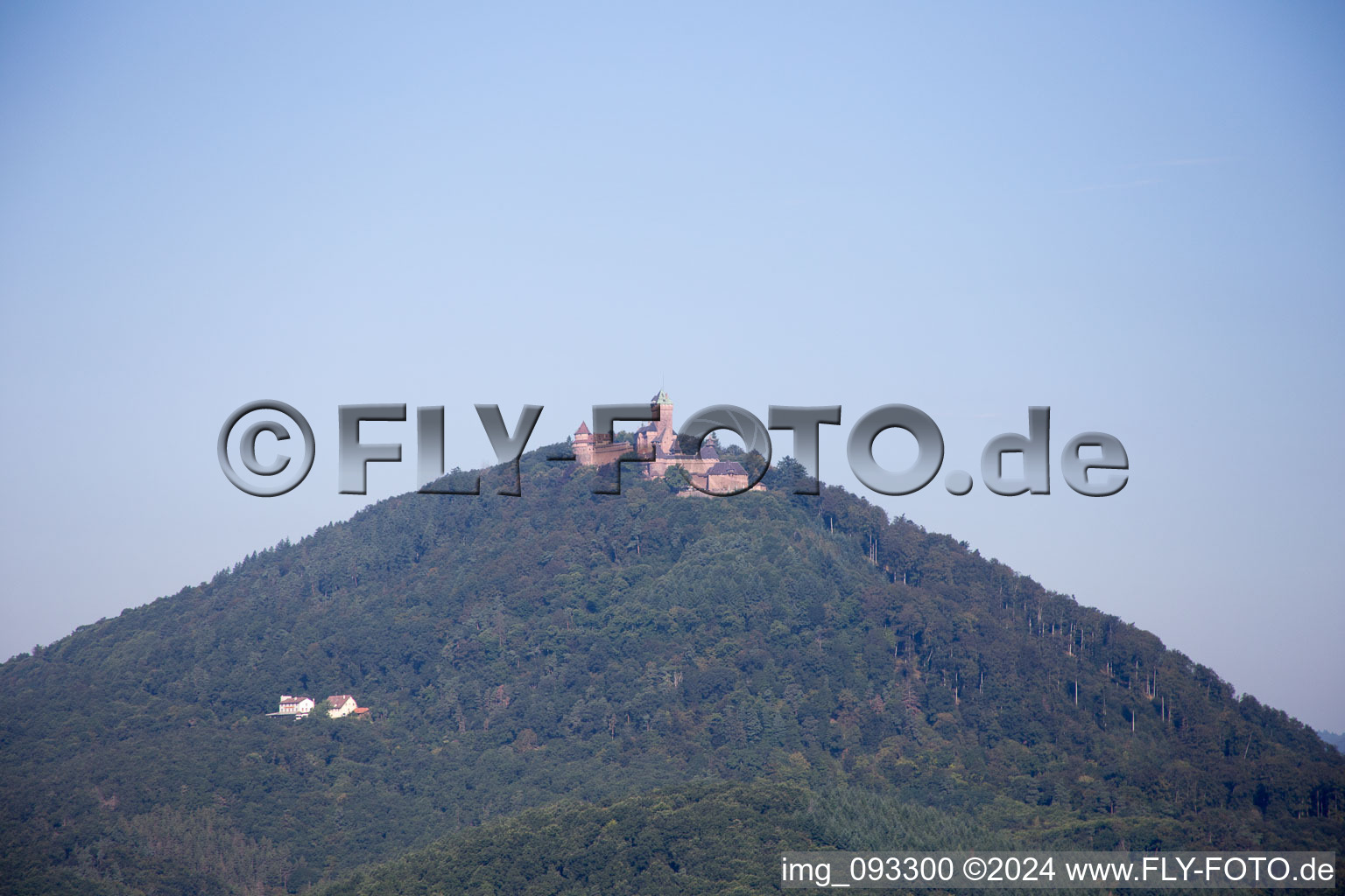 Haut-Koenigsbourg in Orschwiller in the state Bas-Rhin, France