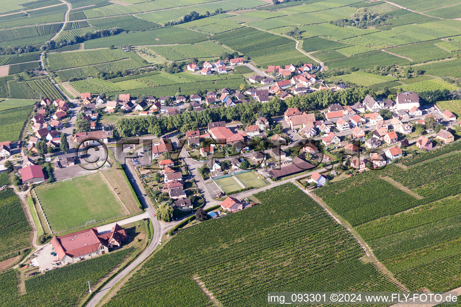 Settlement area in Saint-Hippolyte in Grand Est, France