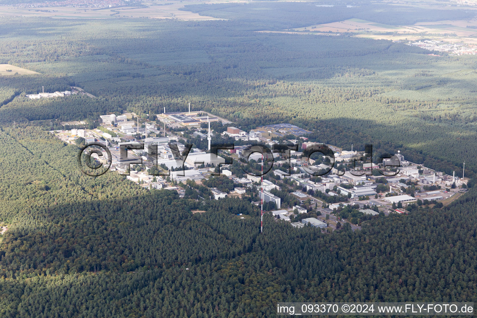 Research building and office complex of KIT Campus North (former Kernforschungszentrum Karlsruhe) in the district Leopoldshafen in Eggenstein-Leopoldshafen in the state Baden-Wurttemberg