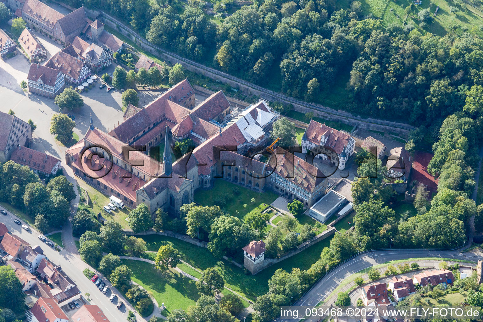 Complex of buildings of the monastery Maulbronn in Maulbronn in the state Baden-Wurttemberg