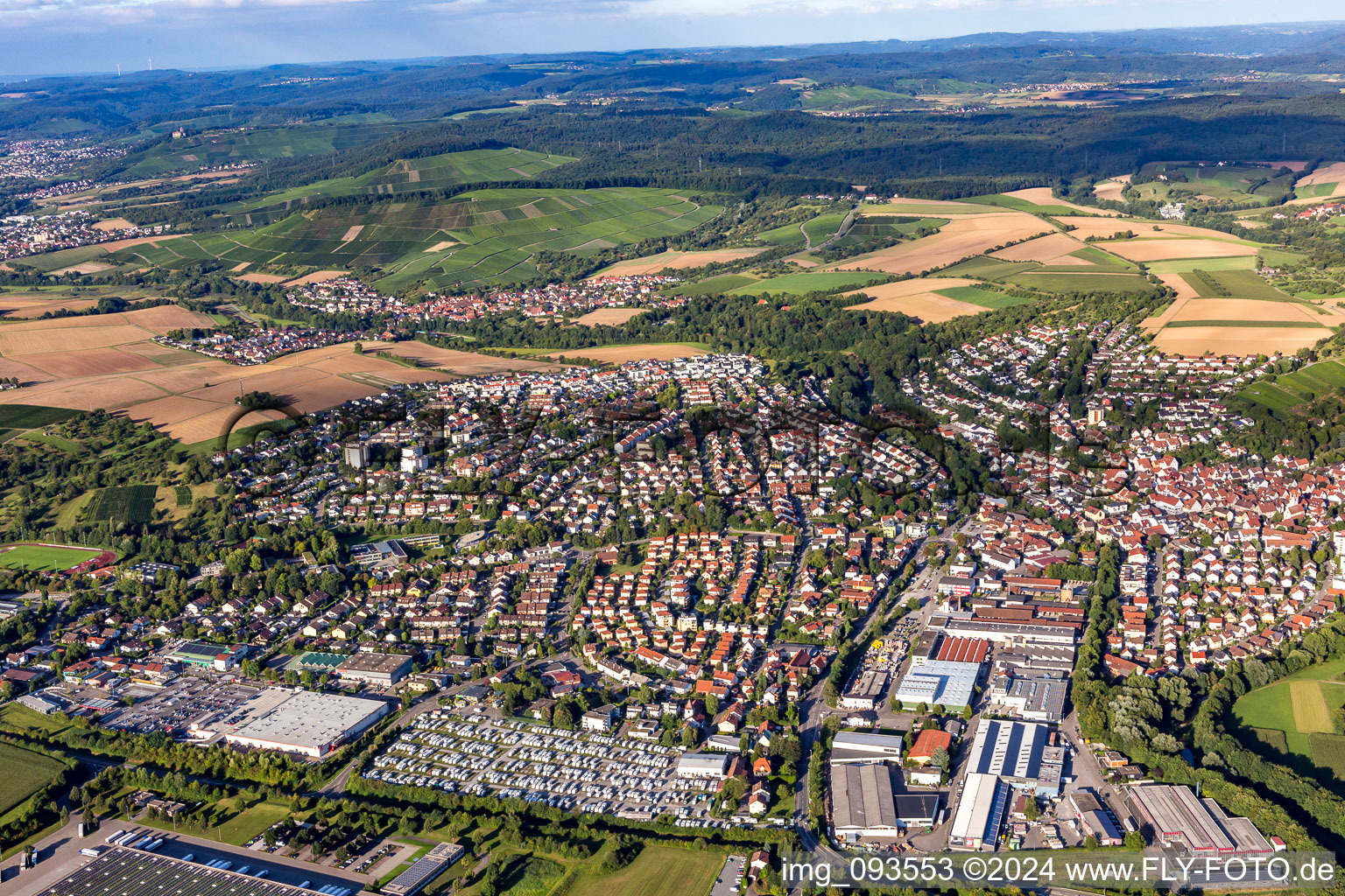 District Steinheim am der Murr in Steinheim an der Murr in the state Baden-Wuerttemberg, Germany