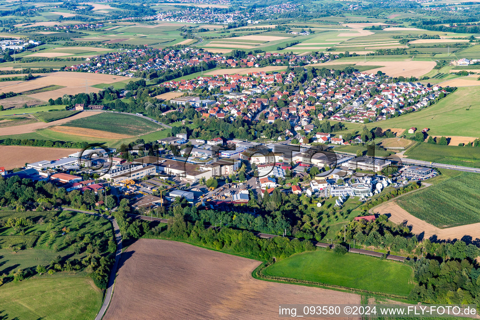 District Waldrems in Backnang in the state Baden-Wuerttemberg, Germany