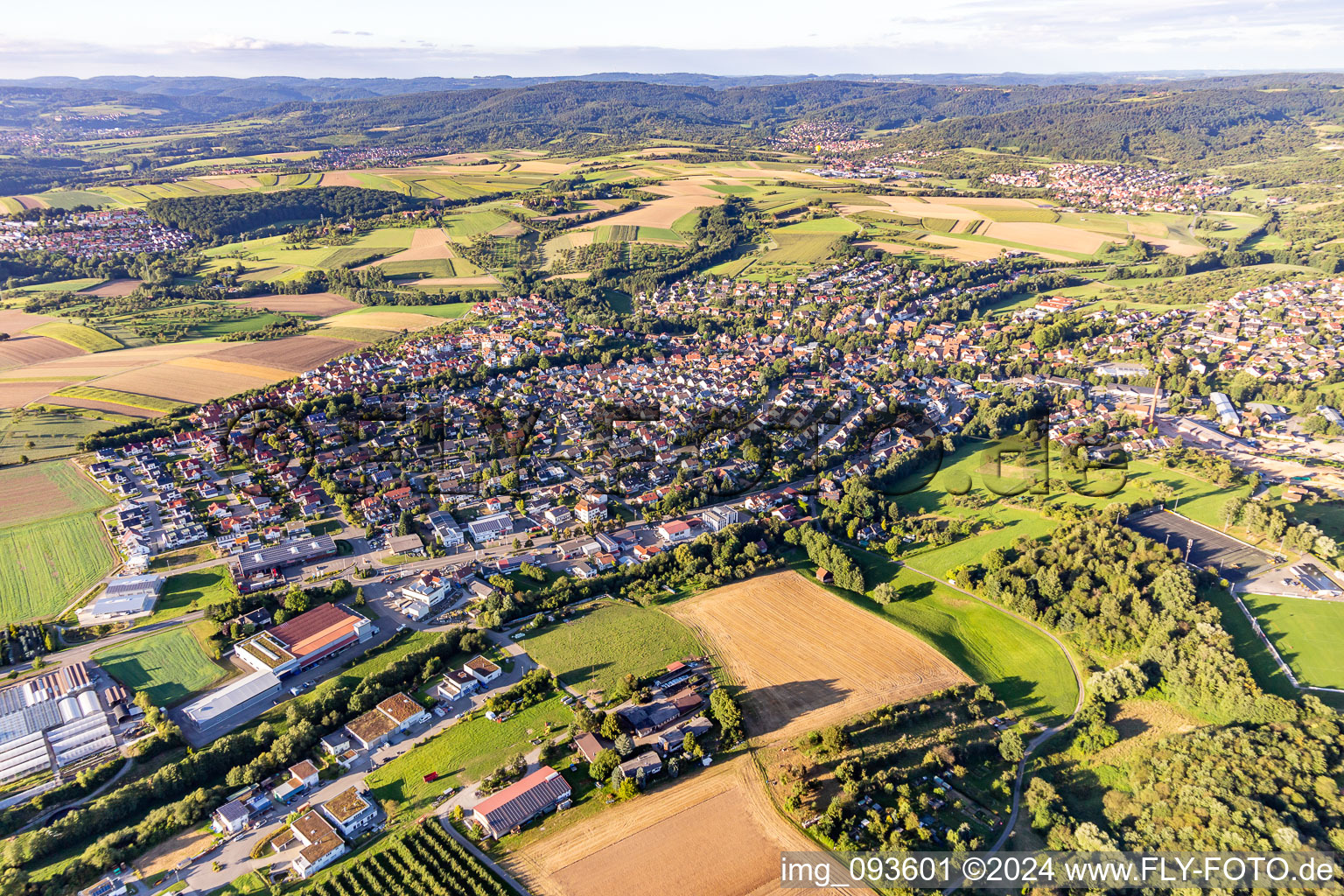 District Unterweissach in Weissach im Tal in the state Baden-Wuerttemberg, Germany