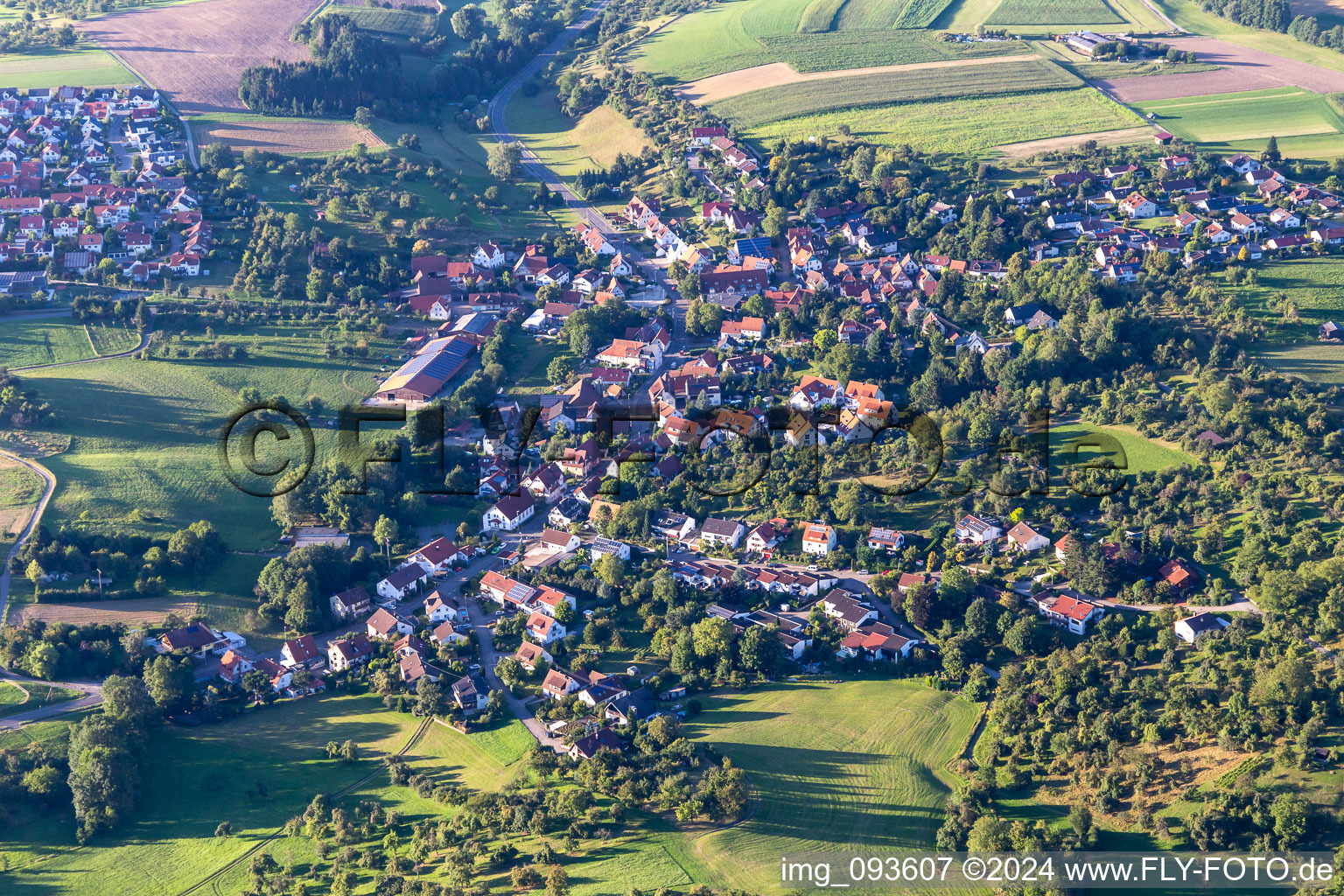 District Heutensbach in Allmersbach im Tal in the state Baden-Wuerttemberg, Germany