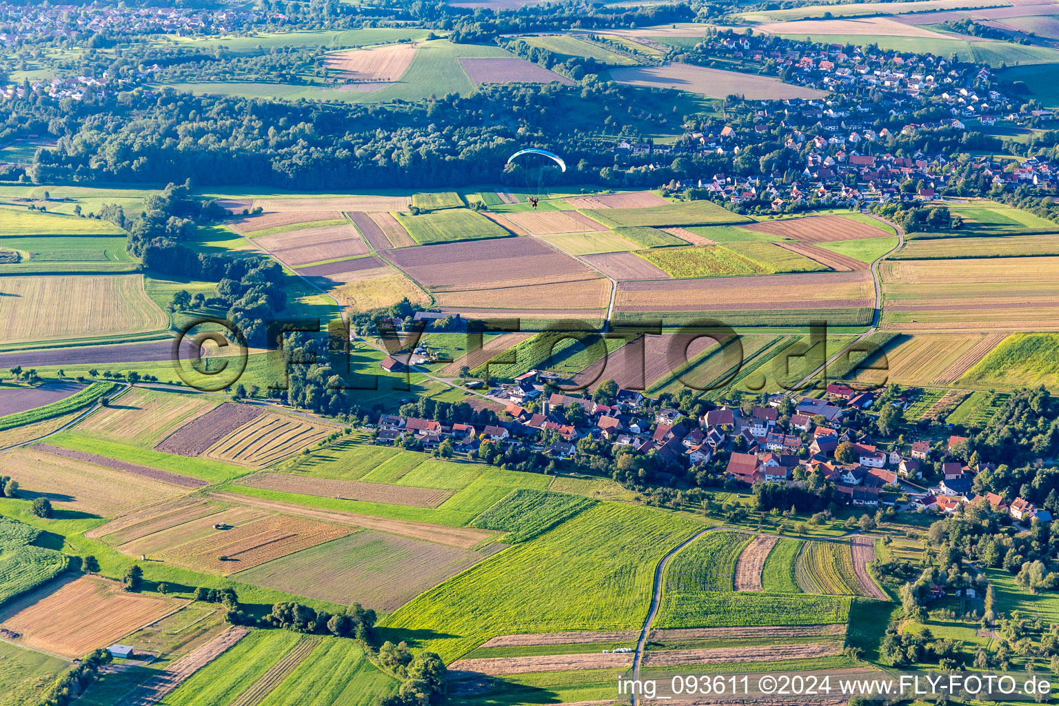 District Wattenweiler in Weissach im Tal in the state Baden-Wuerttemberg, Germany