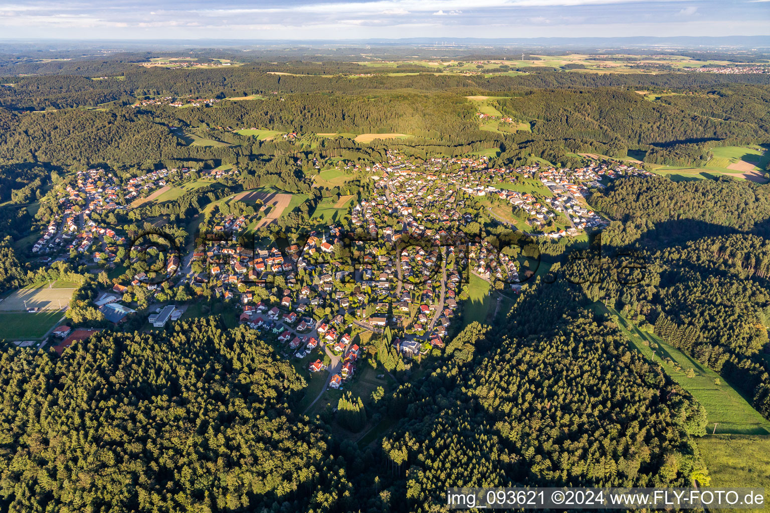 District Schöllhütte in Althütte in the state Baden-Wuerttemberg, Germany