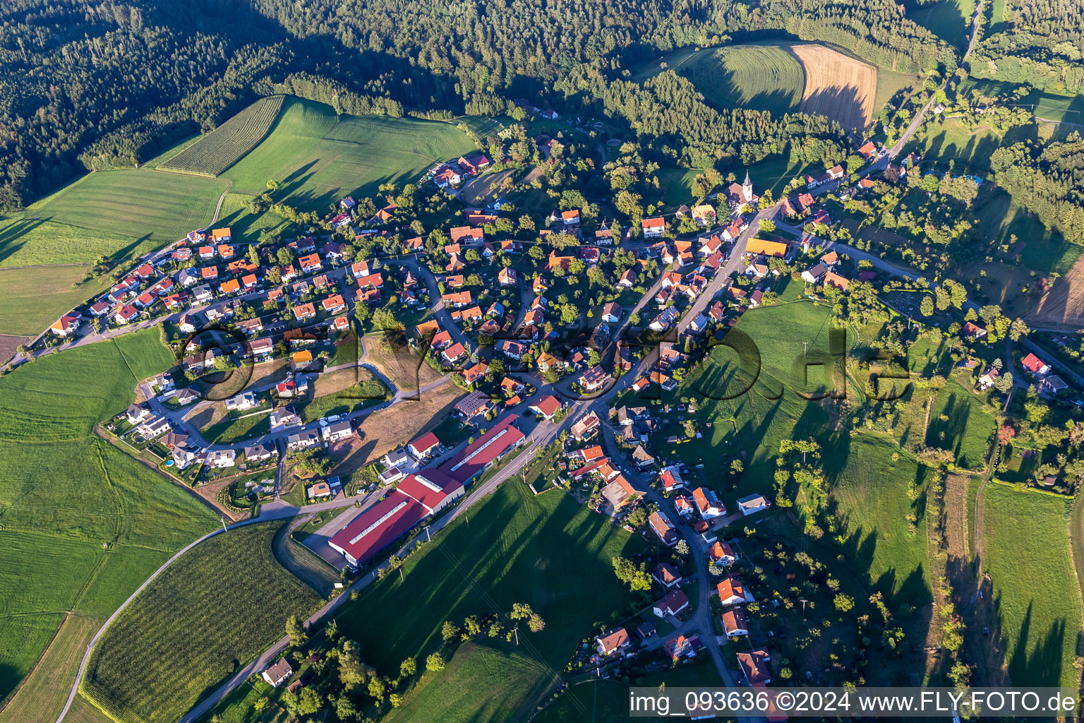 District Kirchenkirnberg in Murrhardt in the state Baden-Wuerttemberg, Germany