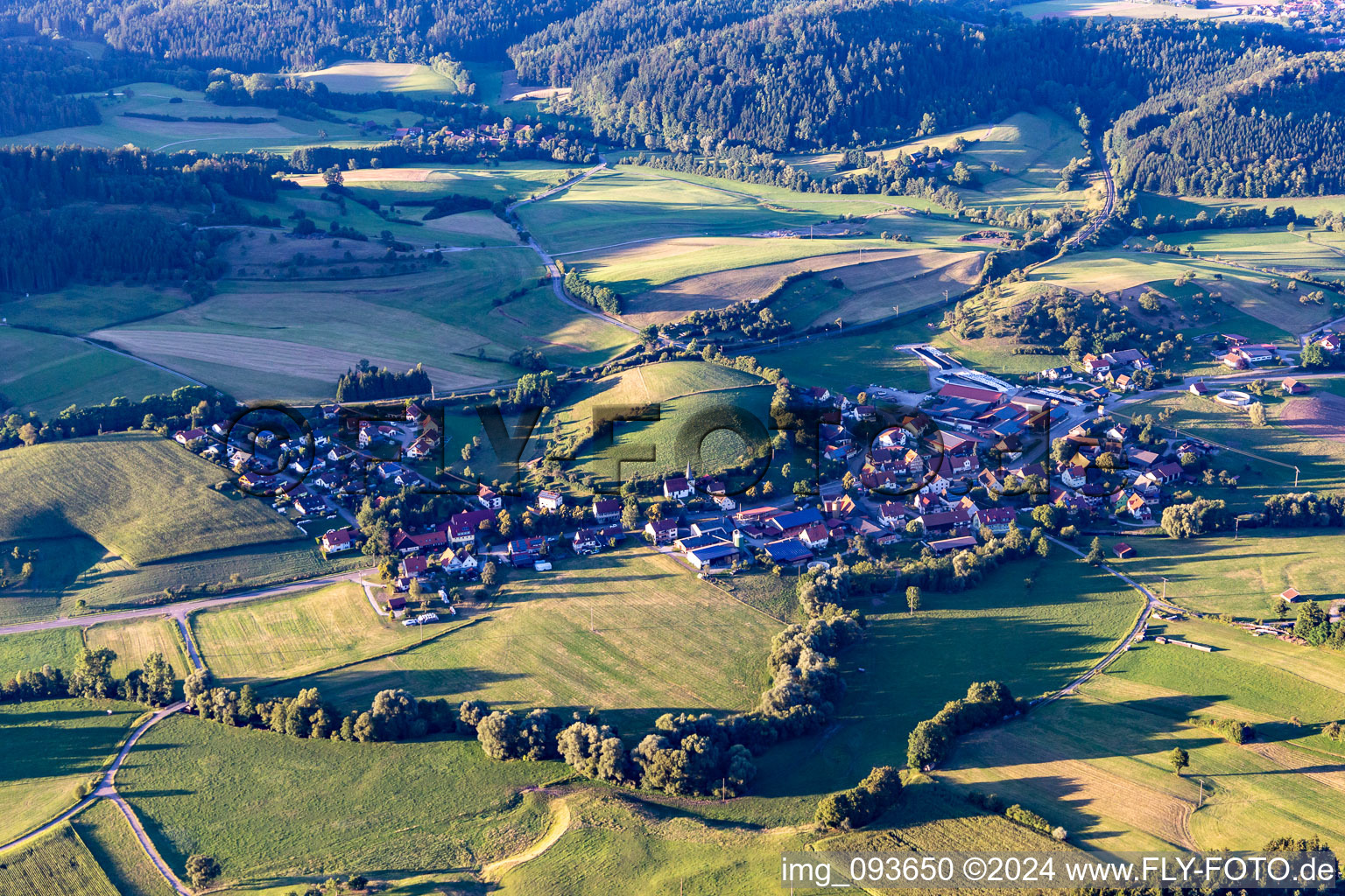 District Mittelrot in Fichtenberg in the state Baden-Wuerttemberg, Germany