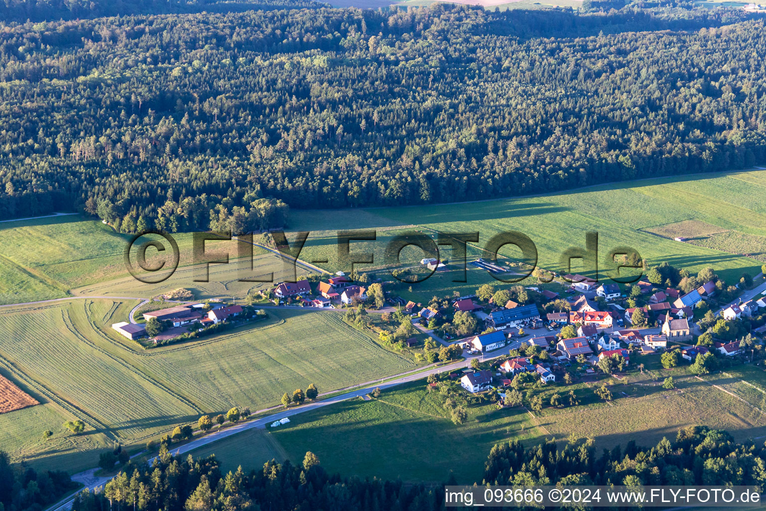 District Eutendorf in Gaildorf in the state Baden-Wuerttemberg, Germany