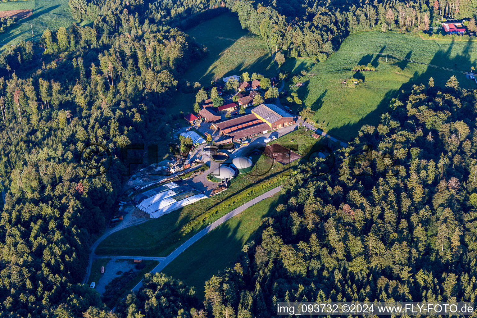 Erlacher Höhe in Großerlach in the state Baden-Wuerttemberg, Germany