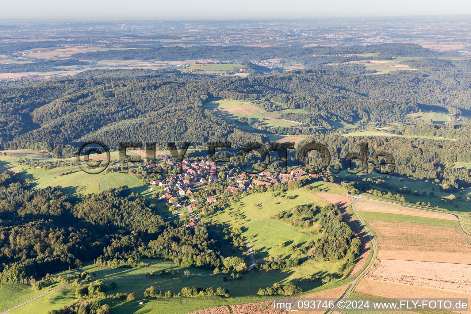 District Nassach in Spiegelberg in the state Baden-Wuerttemberg, Germany