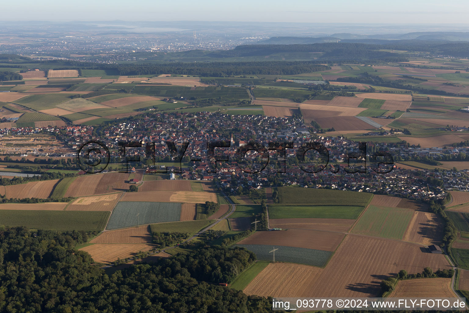 District Winzerhausen in Großbottwar in the state Baden-Wuerttemberg, Germany