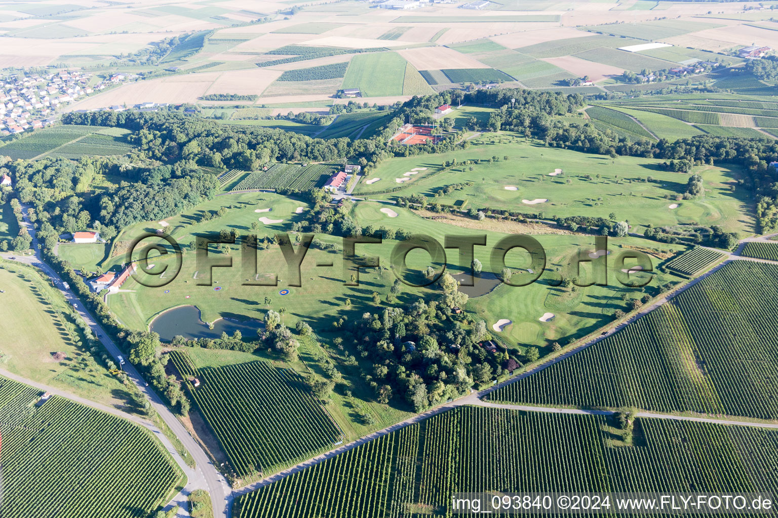 Golf in the district Treffentrill in Cleebronn in the state Baden-Wuerttemberg, Germany