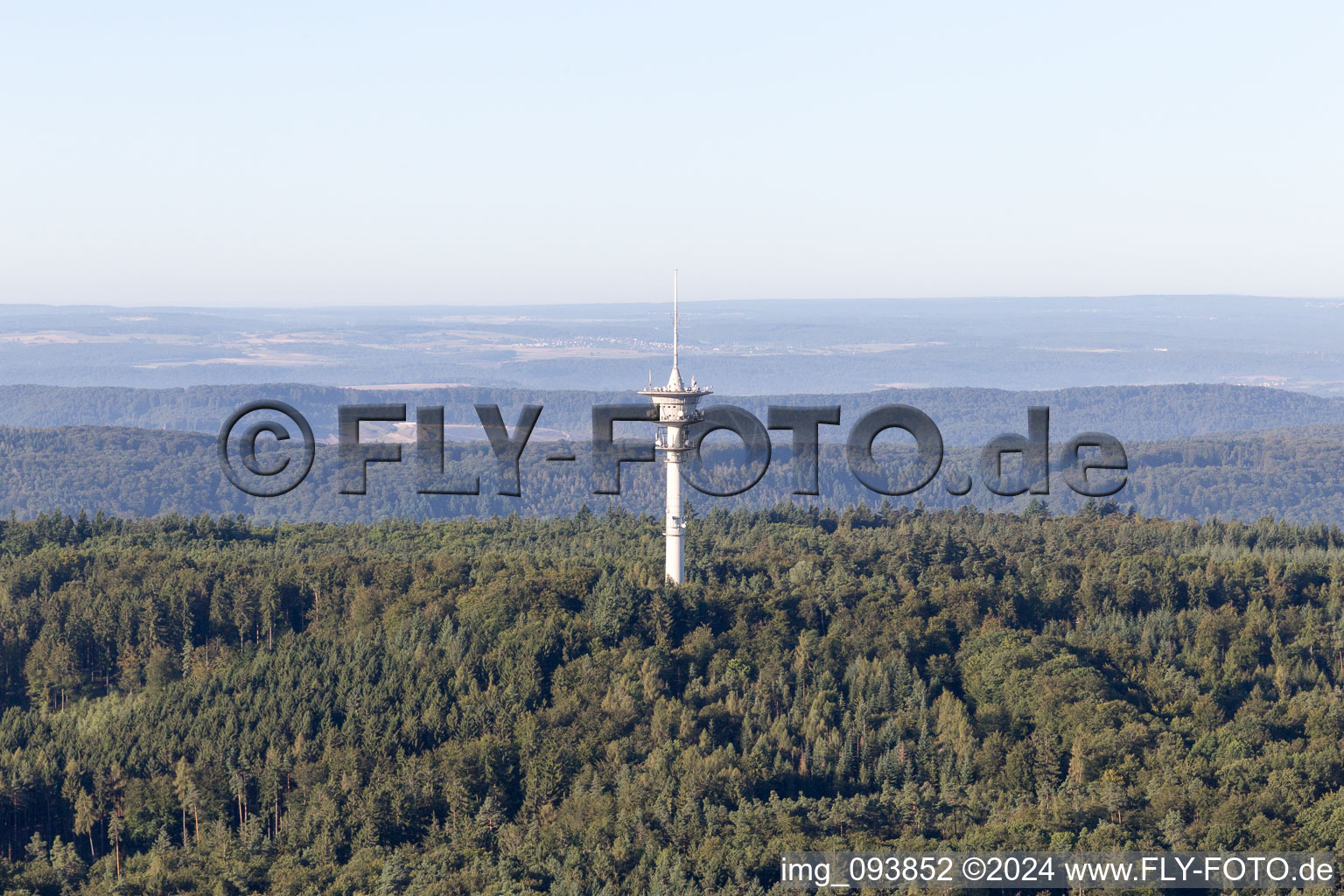 Telecommunications tower in Cleebronn in the state Baden-Wuerttemberg, Germany