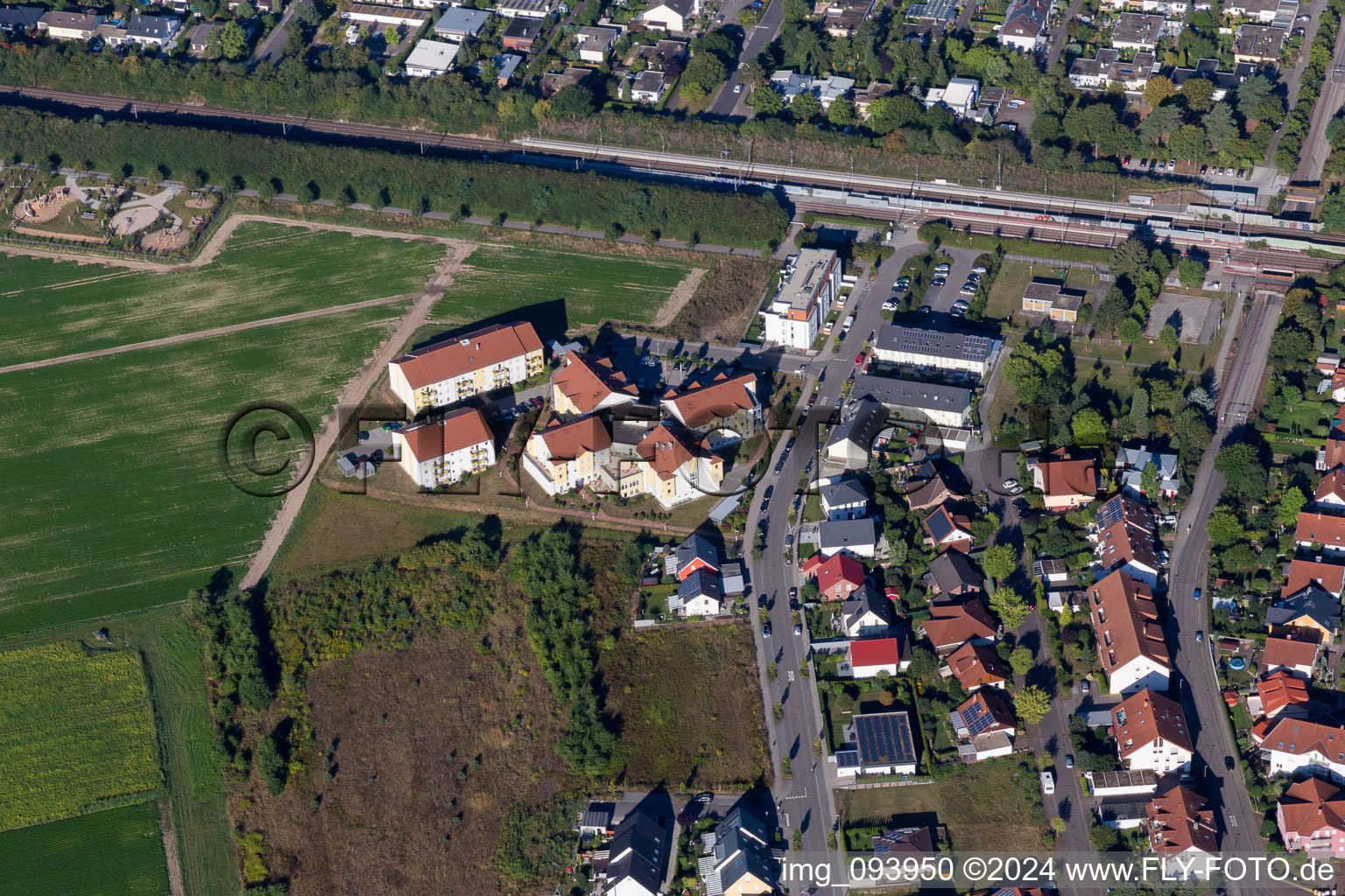 Haus Edelberg Senior Center in the district Friedrichstal in Stutensee in the state Baden-Wuerttemberg, Germany