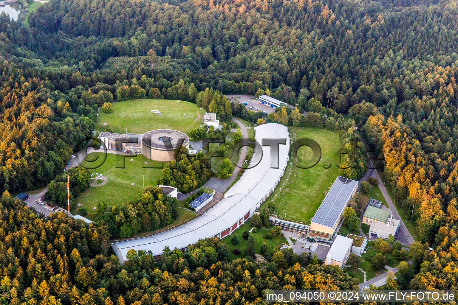 Administrative building of the State Authority Zweckverband Bodensee-Wasserversorgung in Ueberlingen in the state Baden-Wurttemberg, Germany