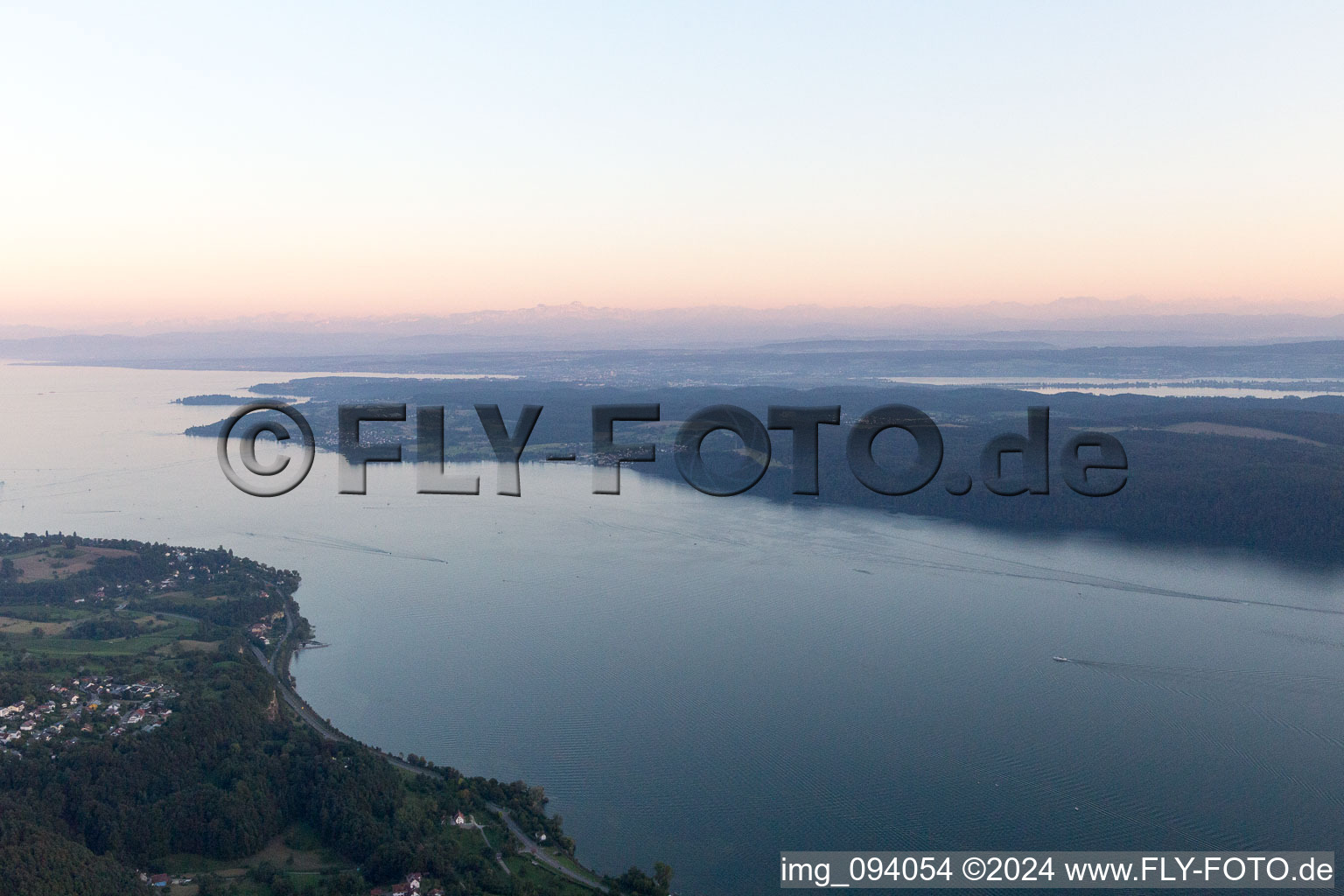 Sipplingen in the state Baden-Wuerttemberg, Germany from above