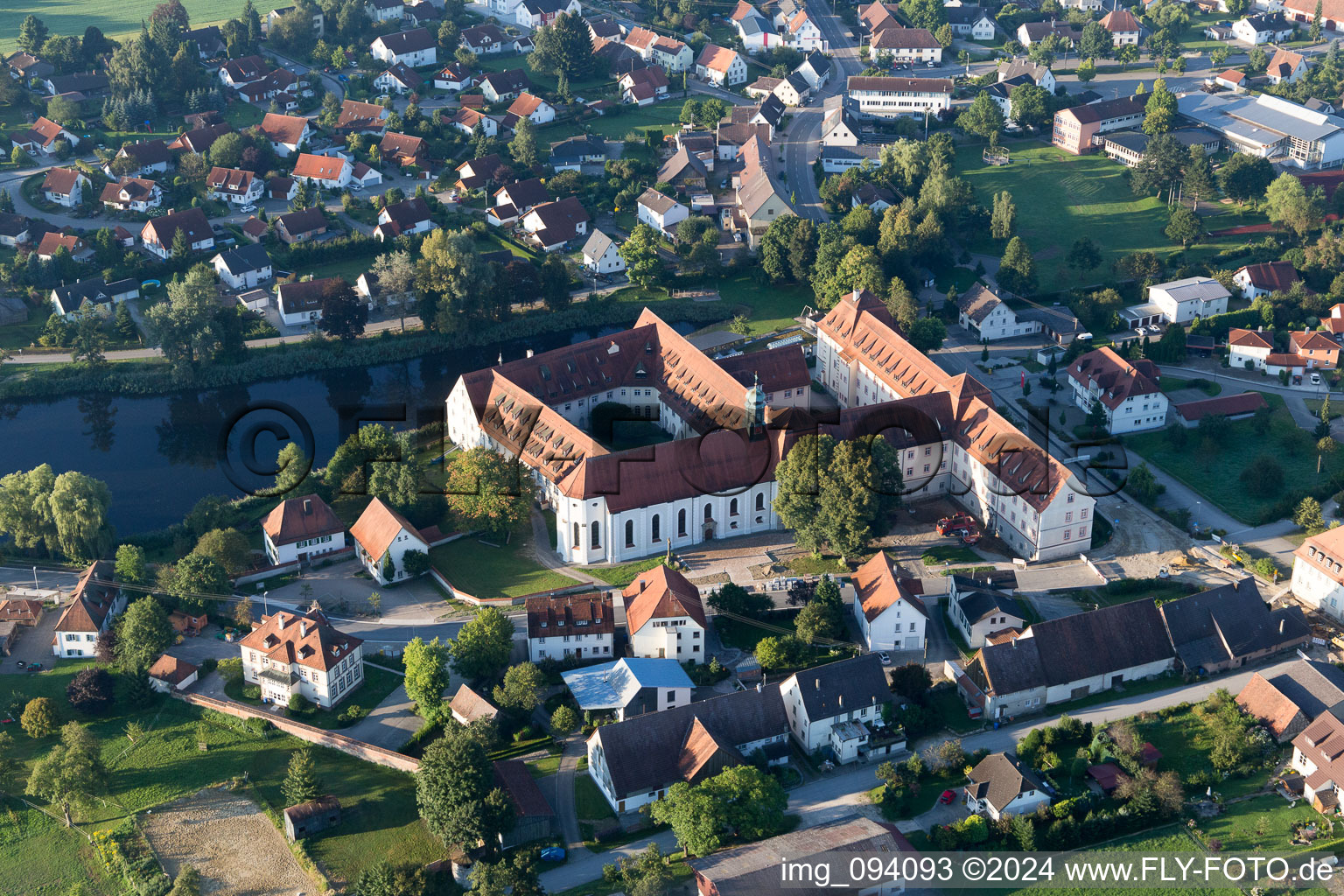 Wald in the state Baden-Wuerttemberg, Germany from above