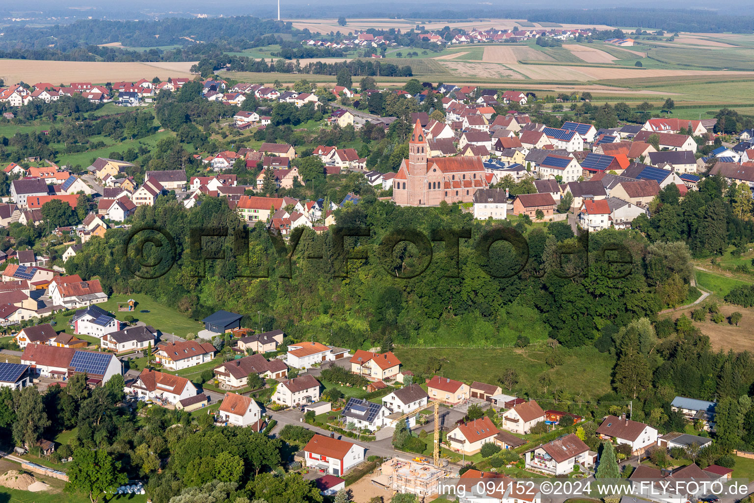 Church building in the village of in the district Hundersingen in Herbertingen in the state Baden-Wurttemberg, Germany