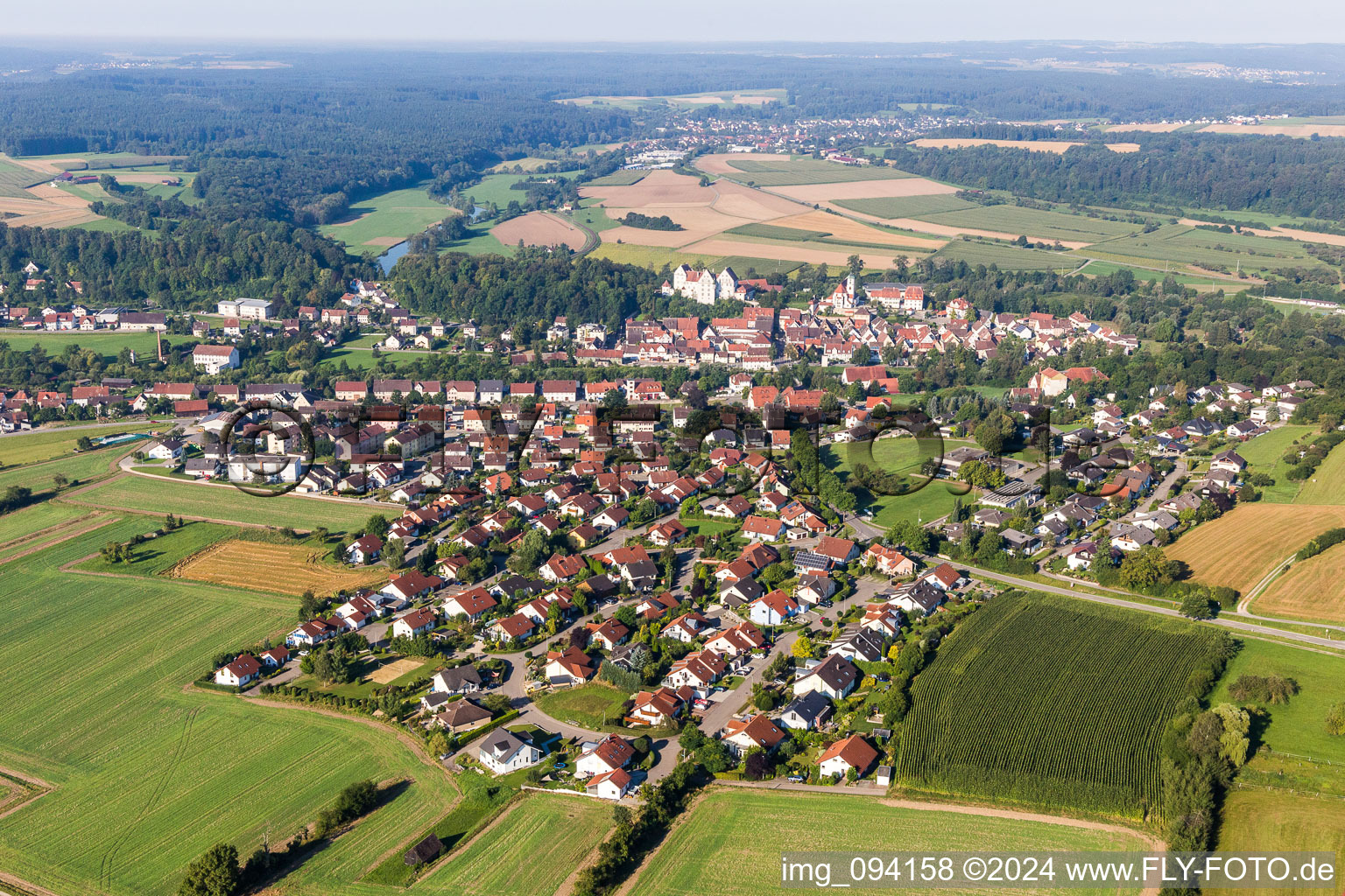 Palace Scheer in Scheer in the state Baden-Wurttemberg, Germany