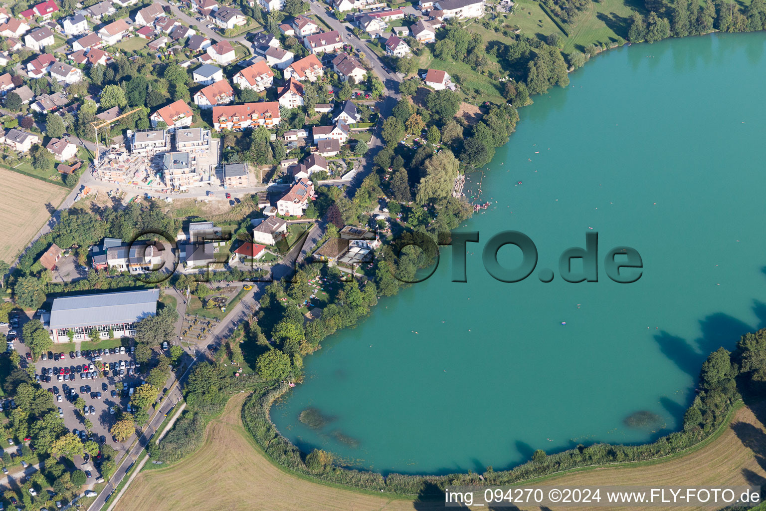 Lake Steißlinger in Steißlingen in the state Baden-Wuerttemberg, Germany