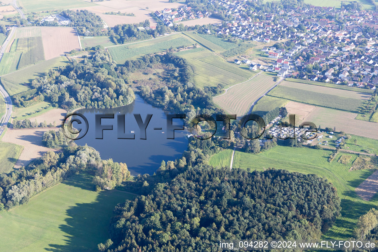 Litzelsee in Böhringen in the state Baden-Wuerttemberg, Germany