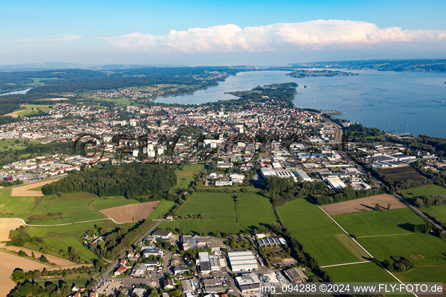 Radolfzell am Bodensee in the state Baden-Wuerttemberg, Germany