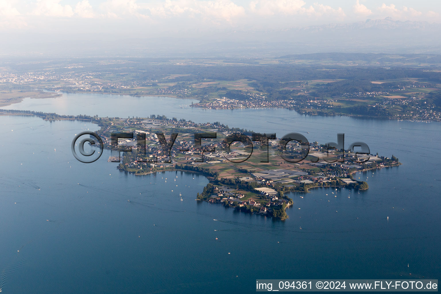 District Niederzell in Reichenau in the state Baden-Wuerttemberg, Germany