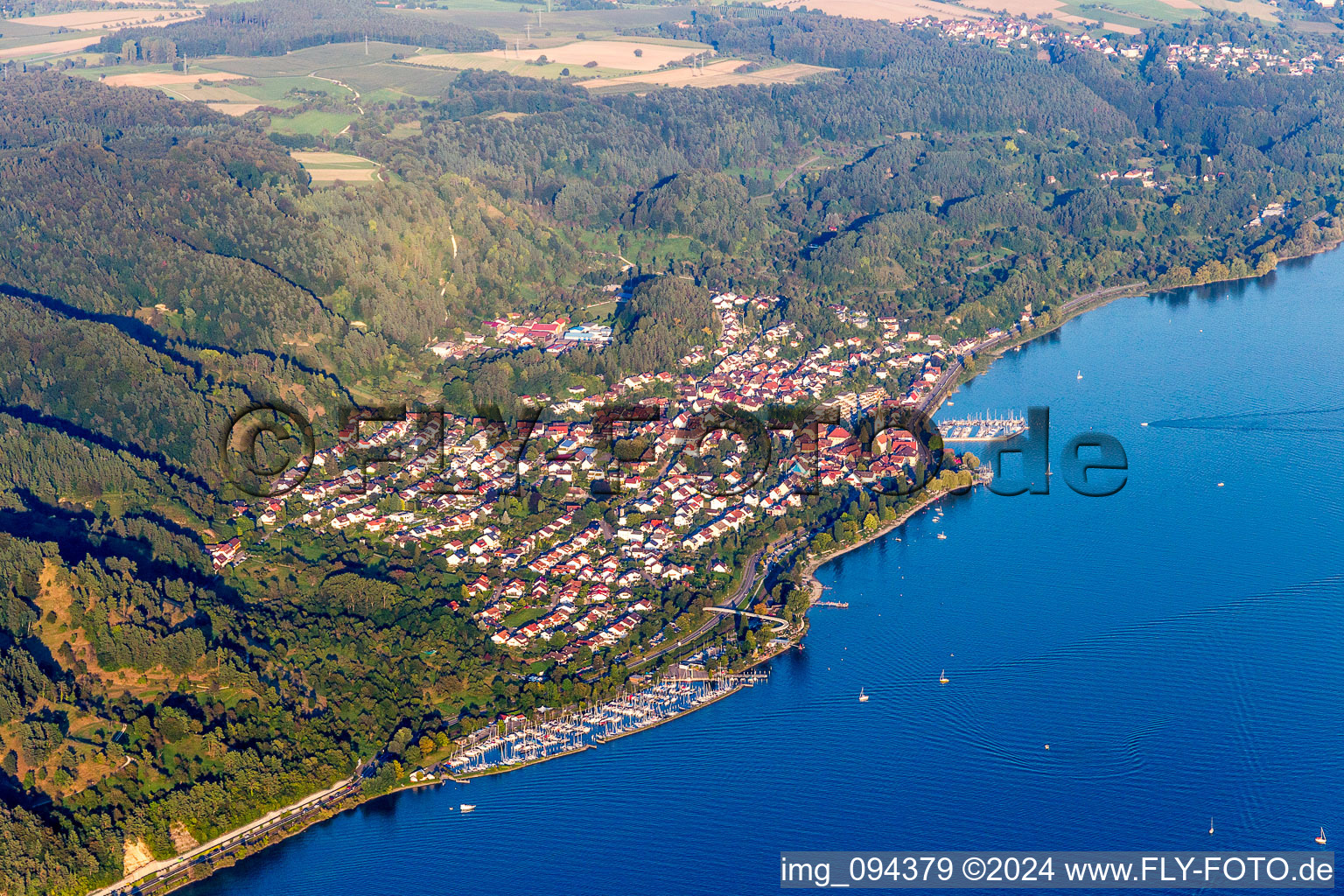 Village on the banks of the area Lake Constance in Sipplingen in the state Baden-Wurttemberg, Germany