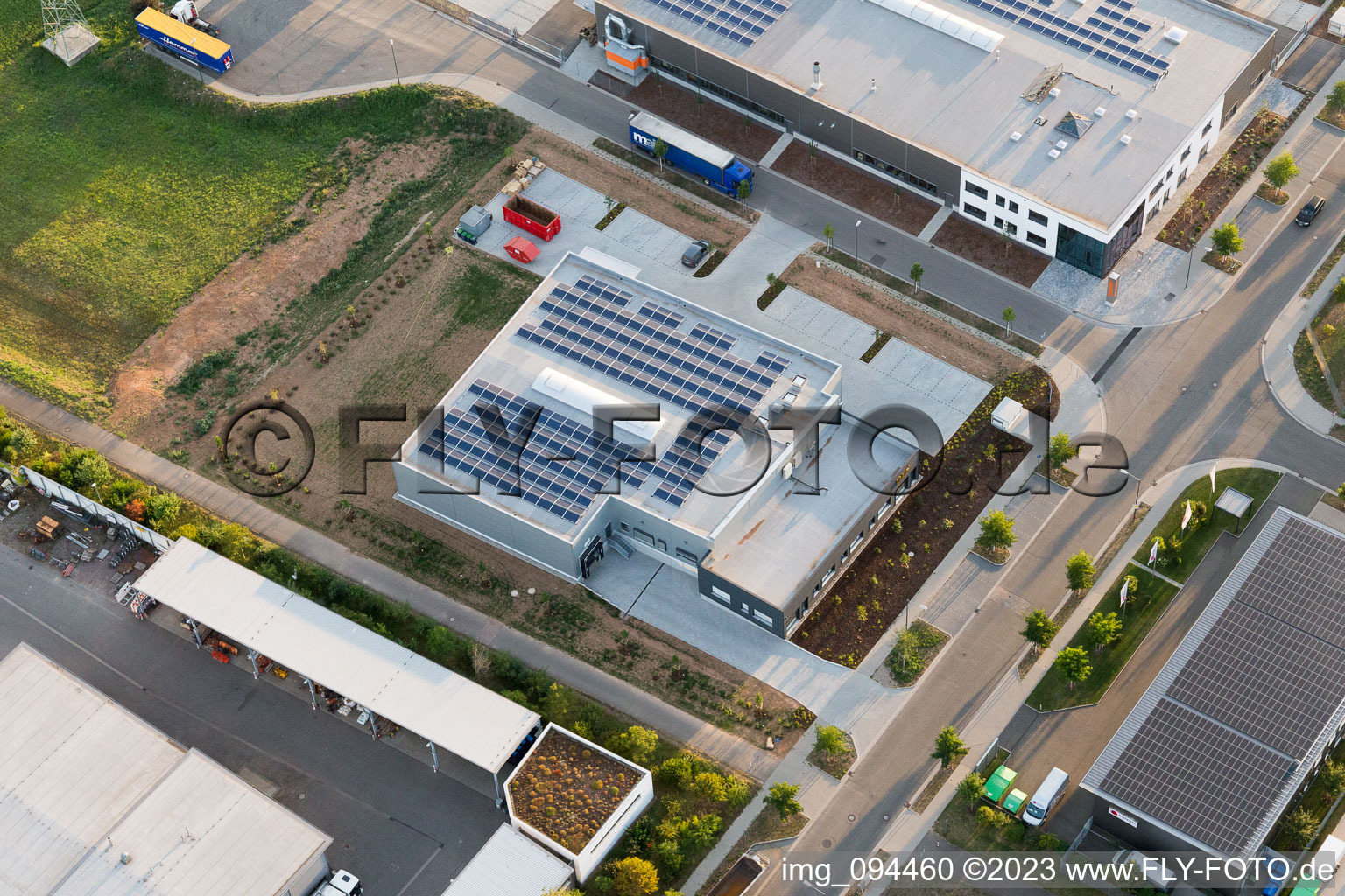 District Queichheim in Landau in der Pfalz in the state Rhineland-Palatinate, Germany out of the air