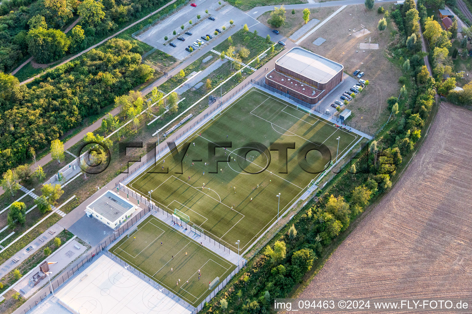 Exhibition grounds of the Landesgartenschau 2015 in Landau in der Pfalz in the state Rhineland-Palatinate, Germany