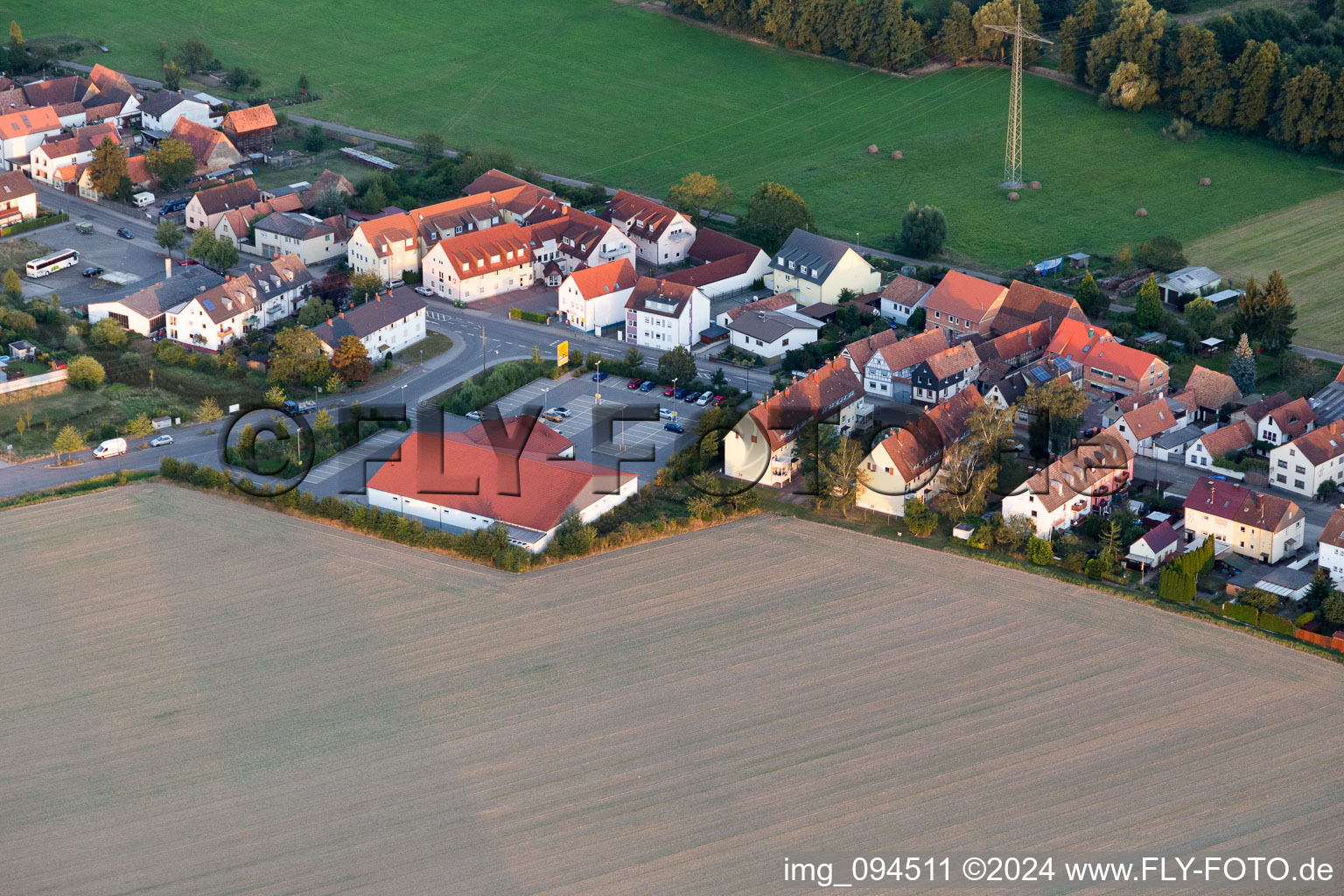 Aerial photograpy of Kandel in the state Rhineland-Palatinate, Germany