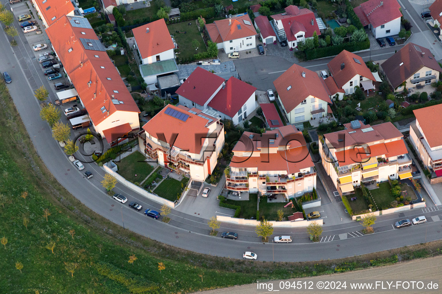 Oblique view of Kandel in the state Rhineland-Palatinate, Germany