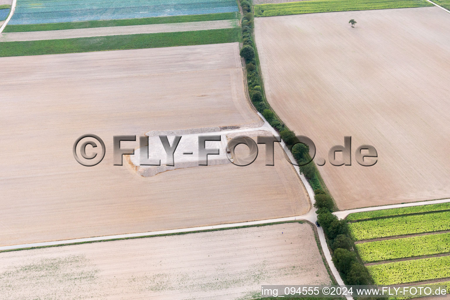 Hatzenbühl in the state Rhineland-Palatinate, Germany viewn from the air