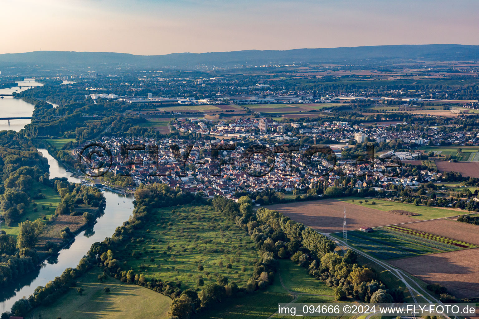 Ginsheim in Ginsheim-Gustavsburg in the state Hesse, Germany