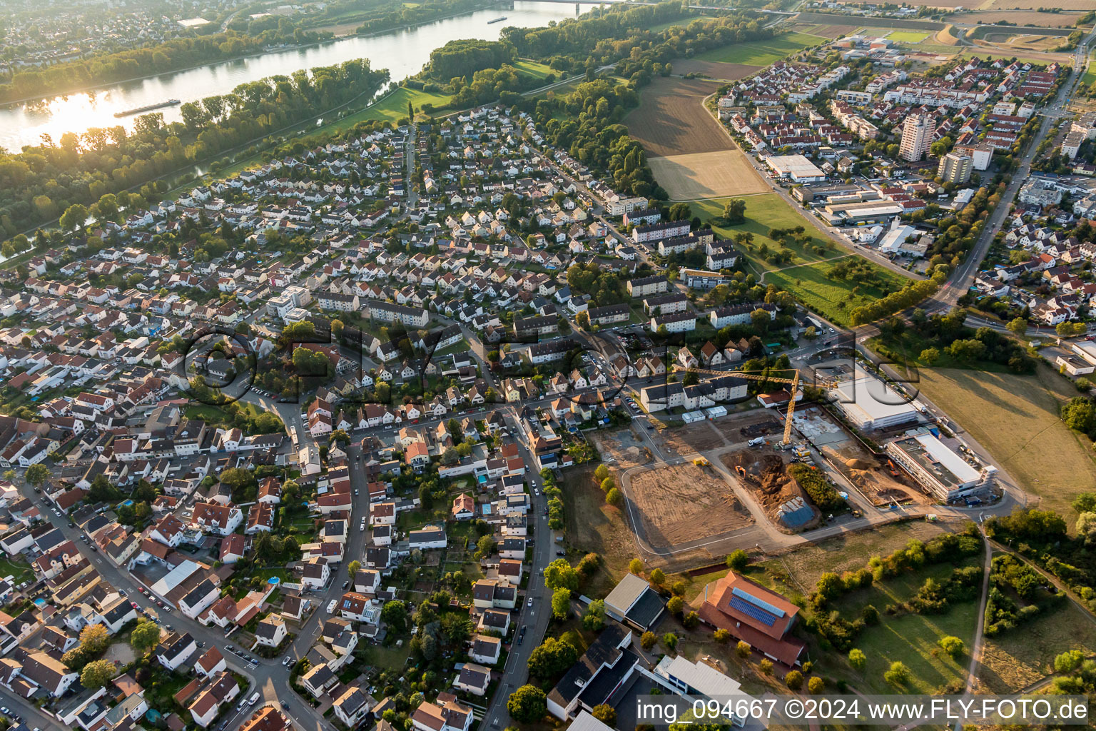 Ginsheim-Gustavsburg in the state Hesse, Germany