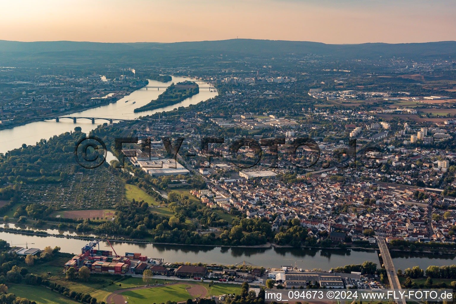 Mainz-Kostheim in Kostheim in the state Rhineland-Palatinate, Germany