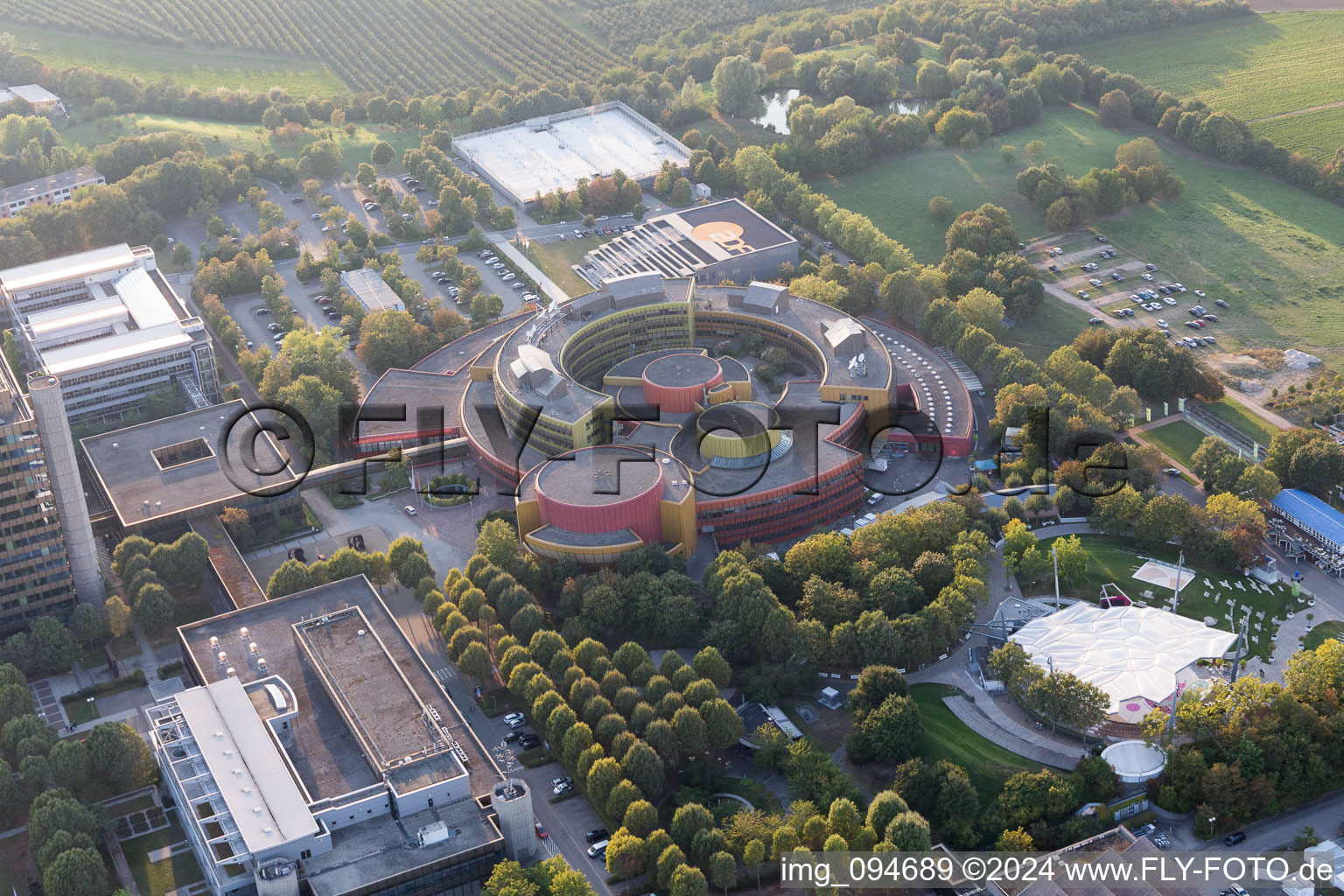 ZDF in the district Lerchenberg in Mainz in the state Rhineland-Palatinate, Germany