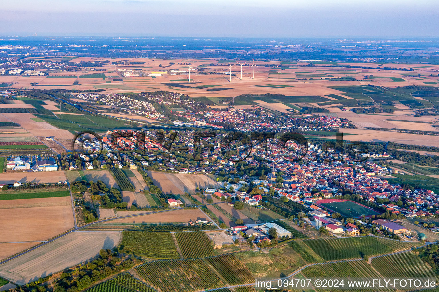 Essenheim in the state Rhineland-Palatinate, Germany