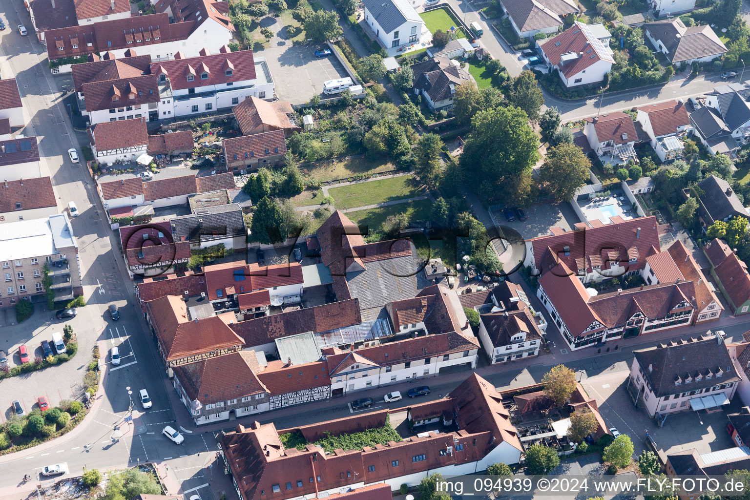 Kandel in the state Rhineland-Palatinate, Germany out of the air