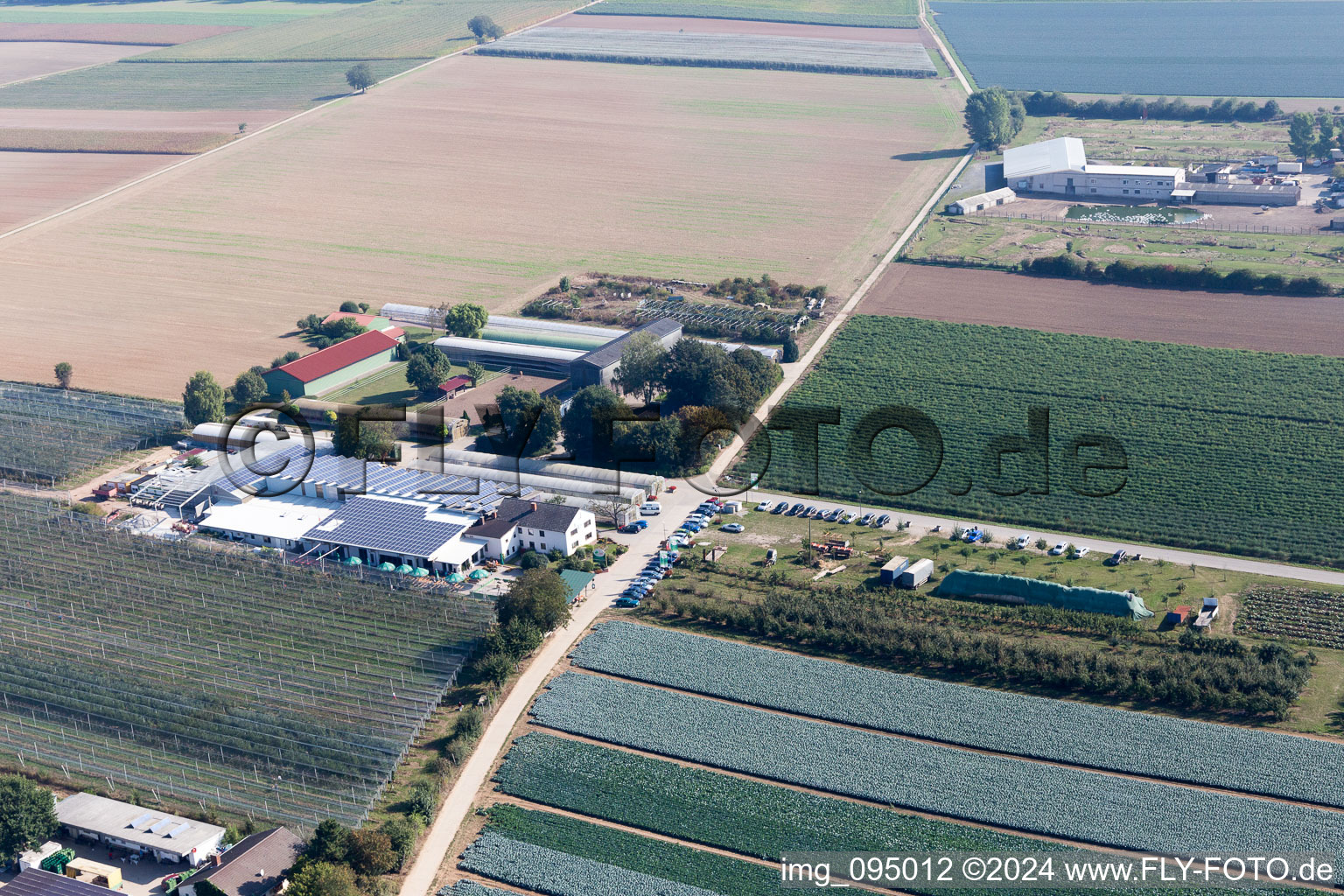 Kandel in the state Rhineland-Palatinate, Germany out of the air